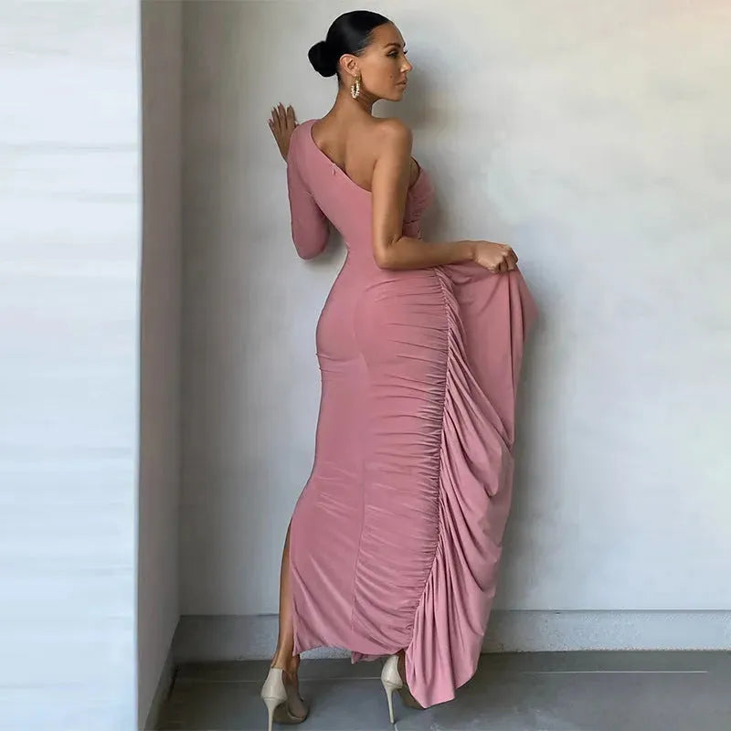 Fashion Design,Pleated Skirt, Long-Sleeved Dress - Bellarte Enchanté Fashion Design,Pleated Skirt, Long-Sleeved Dress
